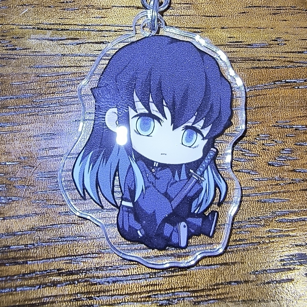 Women’s Jewelry Muichiro Tokito From Anime Series Demon Slayer Acrylic Keychain